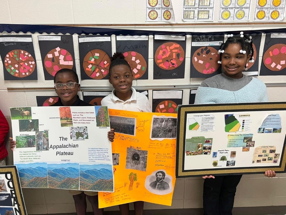 S.L. Mason Elementary Students Present Georgia Regions Project | S.L ...