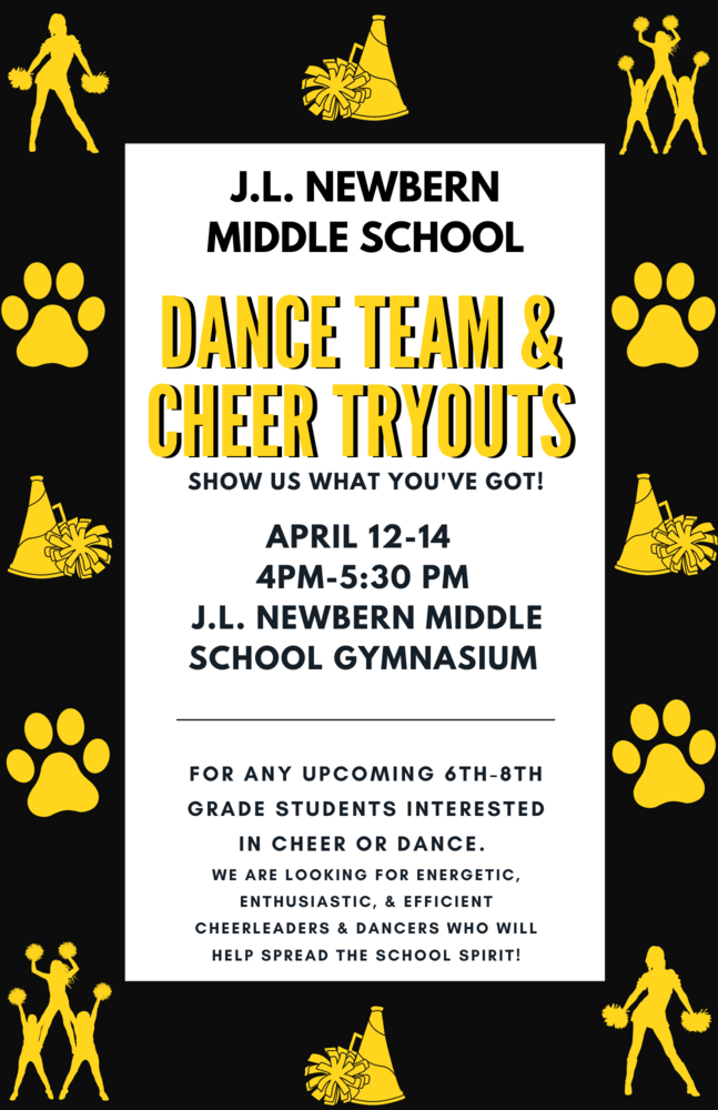 NMS Dance & Cheer Tryouts