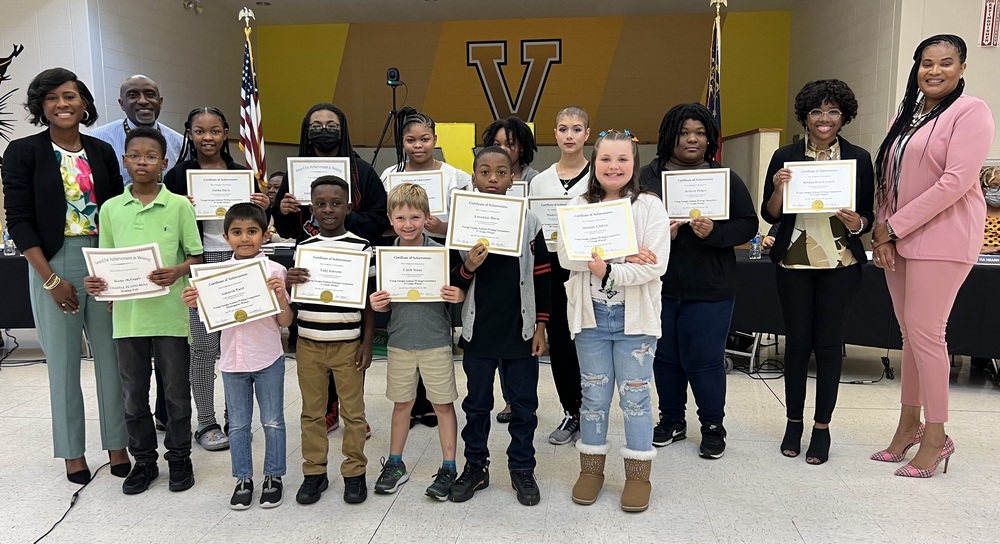 2023 District Young Georgia Authors Writing Competition Winners
