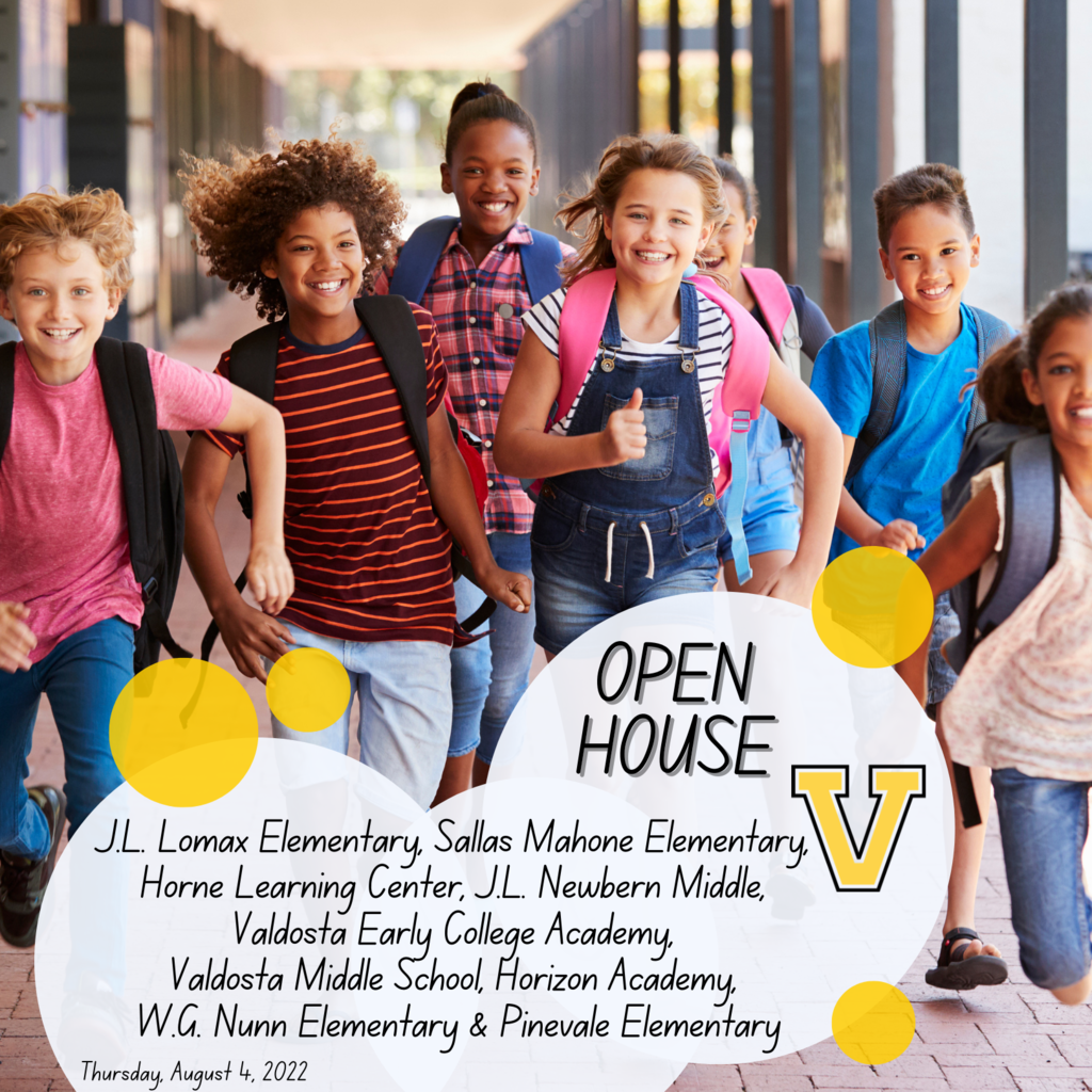 Open House Dates for 08.04.2022