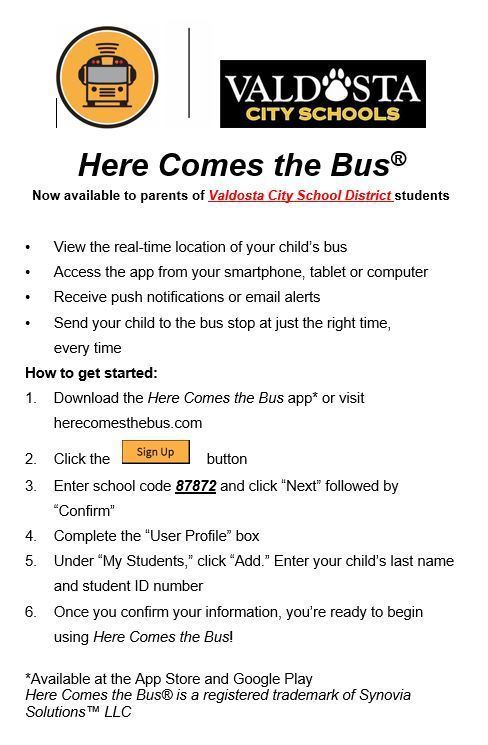 Here Comes the Bus App Info