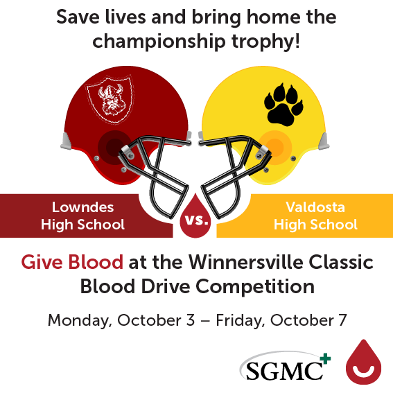 Winnersville Blood Drive Flyer