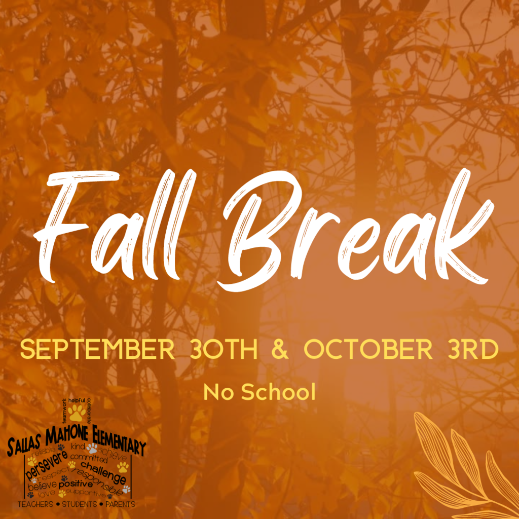 Fall Break Reminder