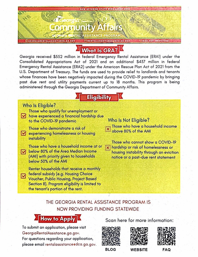 Community Assistance Info