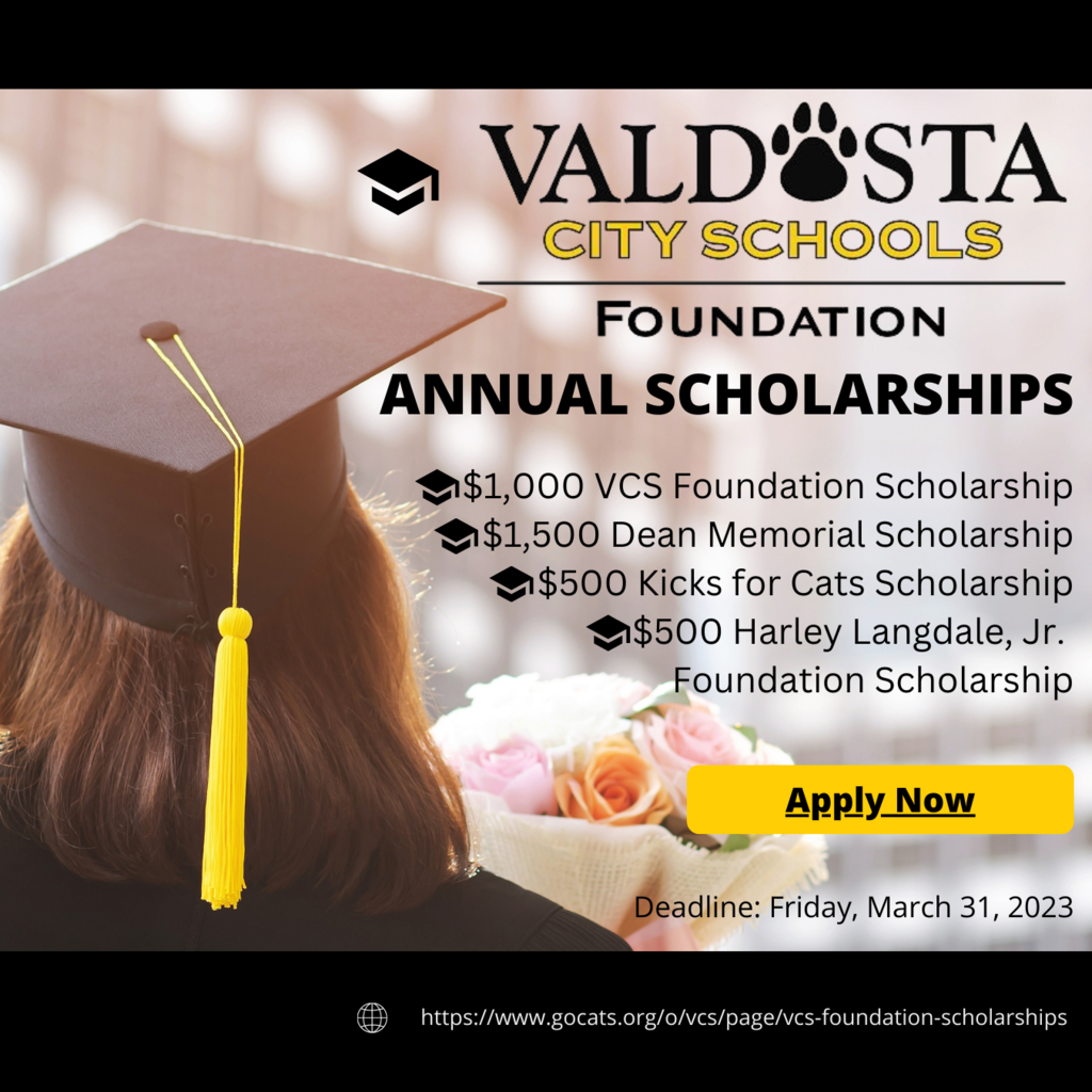 VCS Foundation Scholarship Announcement