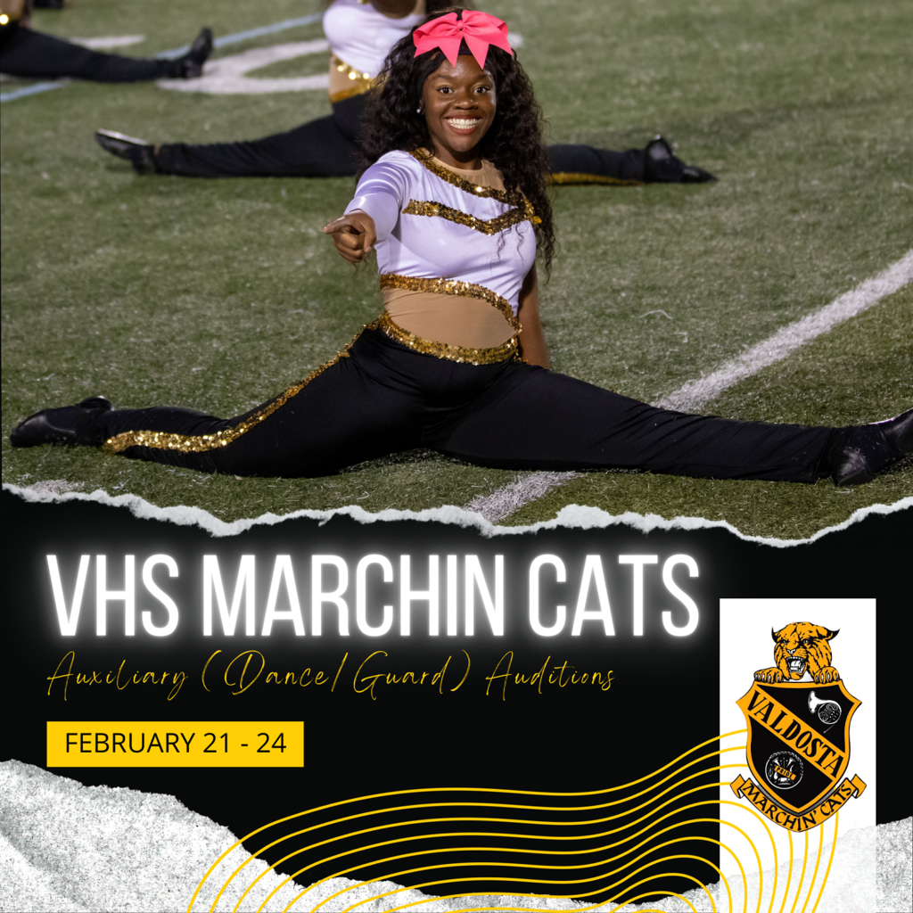 VHS Marchin Cats Auxiliary Tryout Announcement