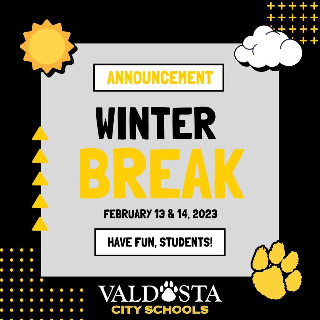 Winter Break Announcement