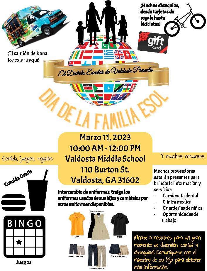 ESOL Family Day / Dia De La Familia ESOL