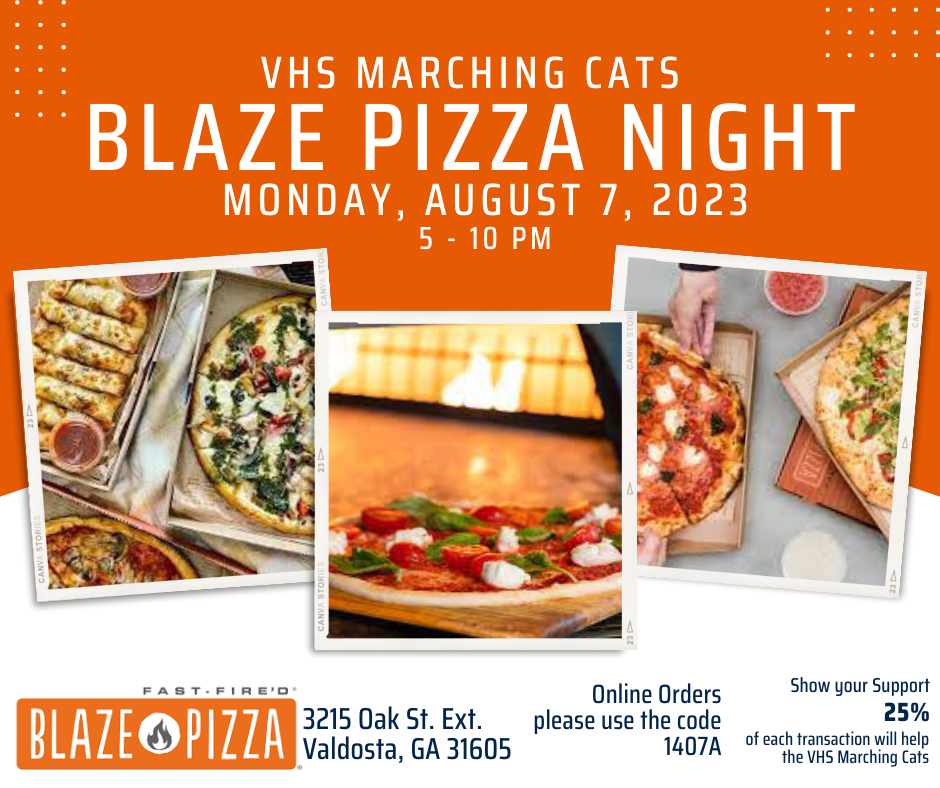 VHS Marchin Cats Blaze Pizza Night