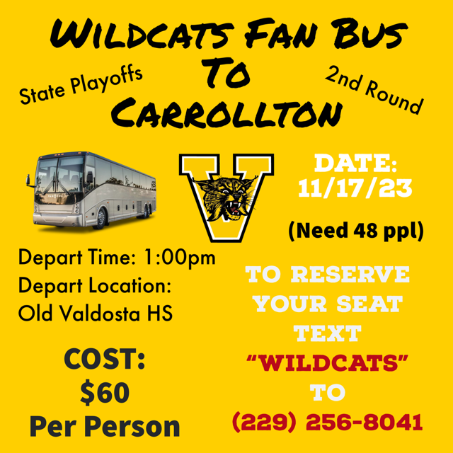 Carrollton Fan Bus Info